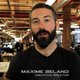 Maxime Béland at the Ubisoft Toronto studio in 2013 giving an interview about Tom Clancy’s Splinter Cell: Blacklist.